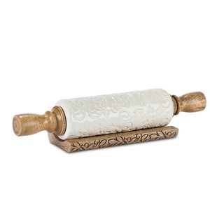 GG collection etched rolling pin